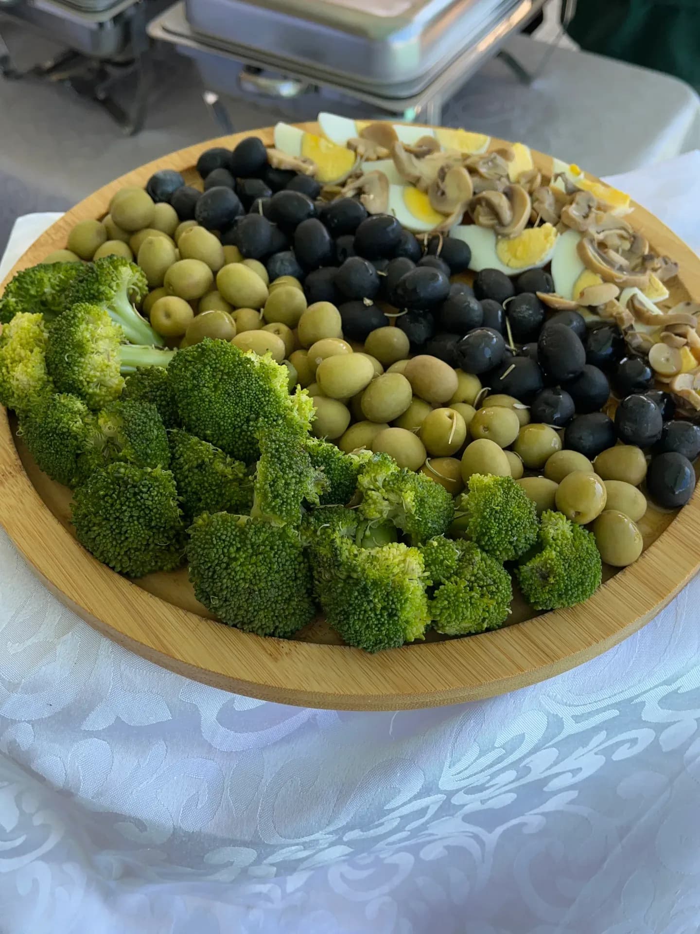 Olives and greens